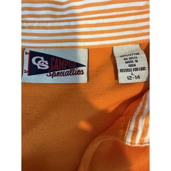 Tennessee Volunteers Women's Orange & White 3/4 Sleeve Golf Shirt Large - Picture 6 of 8
